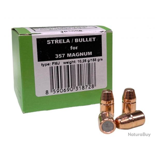 100 OGIVES SELLIER BELLOT 357MAG 158GR FMJ