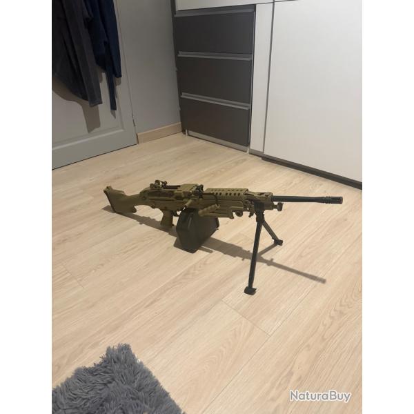 Mitrailleuse M249 MK2 CORE AEG TAN - Specna Arms