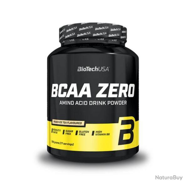 BIOTECH BCAA ZERO poudre d'acide amin� - 700 g - Go�t th� glac� p�che