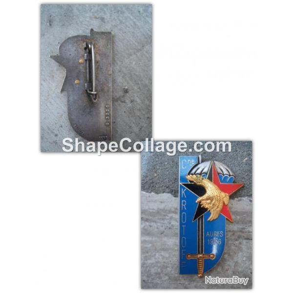 insigne Promotion KROTOFF CNE EOR COET TAP Aures 1956