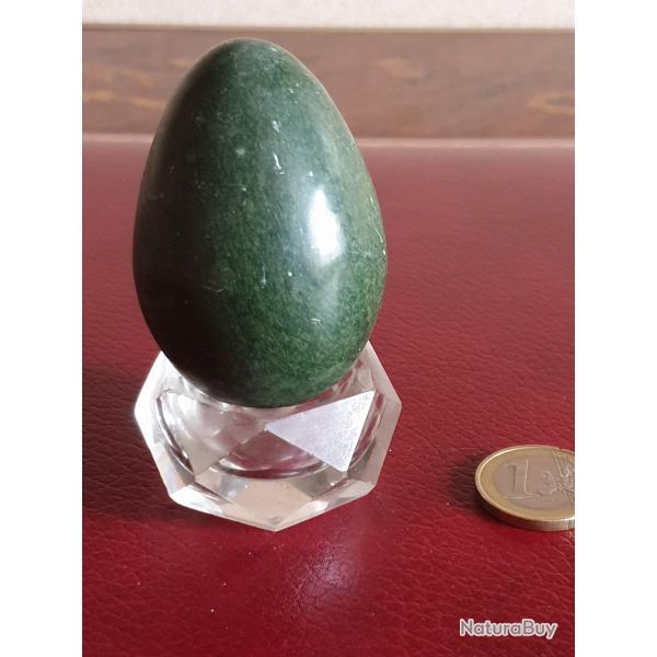 Rare oeuf de verdite longueur 6,4 cm poids 179 grammes