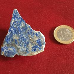 Bloc de lapis lazuli longueur 5,0 cm poids 38,3 grammes