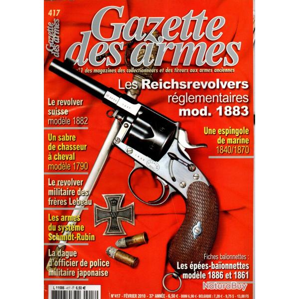 gazette des armes 417 sabre de chasseur  cheval 1790, dague d'officier de police militaire japonais