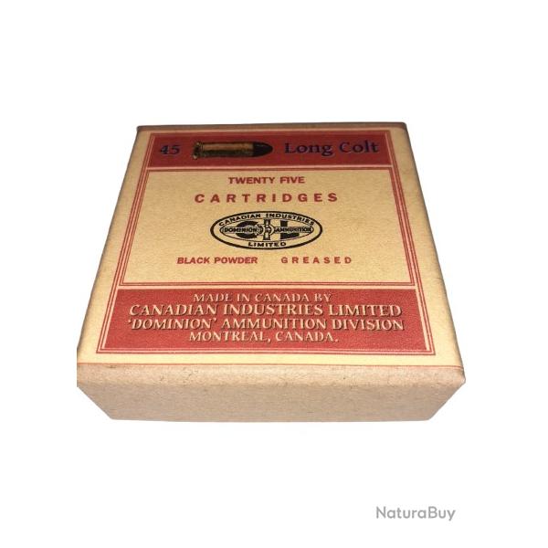 45 Long Colt: Reproduction boite cartouches (vide) CIL (rouge= Black Powder) 14227982