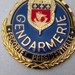 plaque  gendarmerie  escorte présidentielle!!neuve!!
