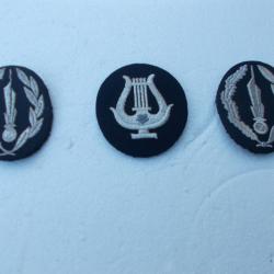 lot de 3 macarons casquette police;neufs