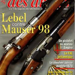 gazette des armes 414 fal britannique part 1, révolver suisse 1878, lebel contre mauser 98,