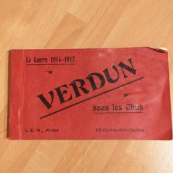 Livret 20 cartes postales Verdun
