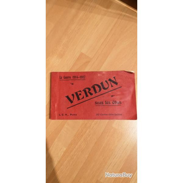 Livret 20 cartes postales Verdun