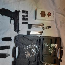 Pistolet STOEGER STR-9S COMBAT Stricker Black cal.9x19 + Viseur point rouge Olight Osight neuf