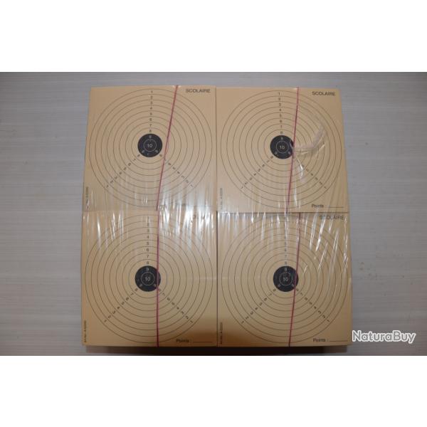1000 carton-cibles 15 x 15 cm