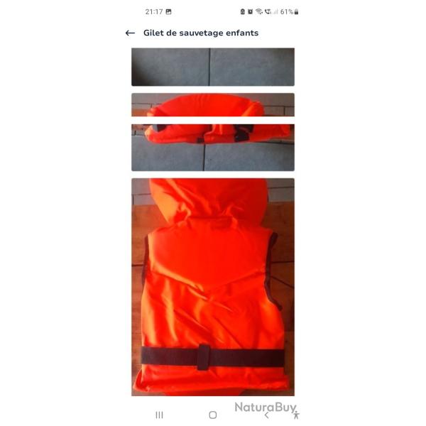 Gilet de sauvetage enfant 100n