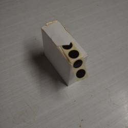 Pastilles autocollantes noires diam. 15