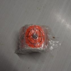 Pastilles autocollantes orange diam. 50
