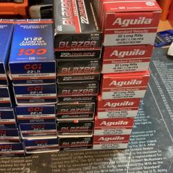 22 boîtes 22LR cci / blazer / aguila