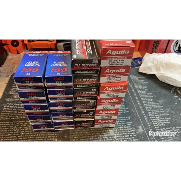 22 botes 22LR cci / blazer / aguila