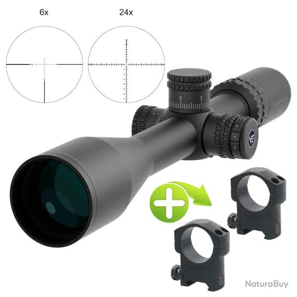 Lunette Vector Orion Pro Max 6-24x50 Mrad HD FFP