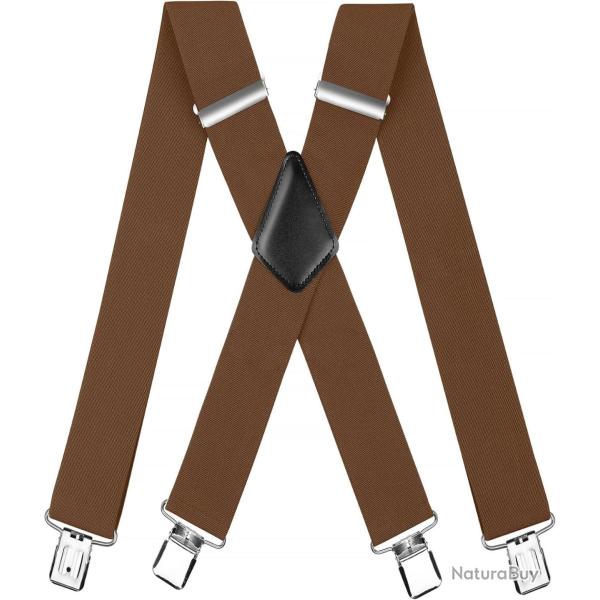 BRETELLES DE CHASSE MARRONS - LIVRAISON GRATUITE