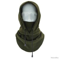 CAGOULE EN POLAIRE &Agrave; LACETS 3-EN-1 - VERTE