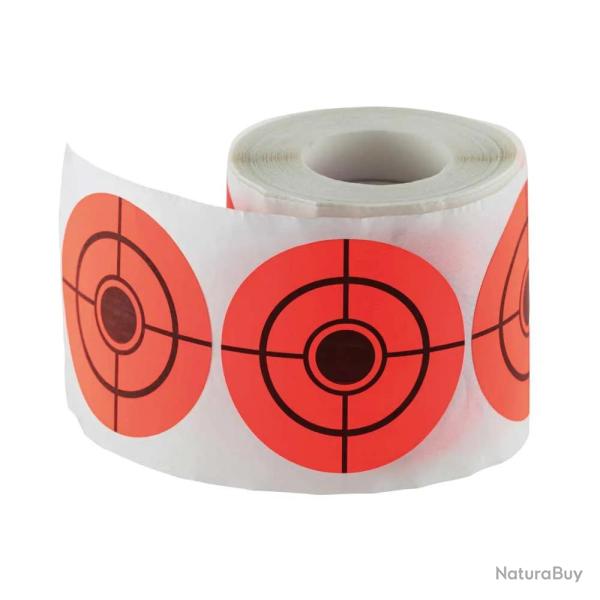 250 cibles pastilles autocollantes diam�tre 75mm