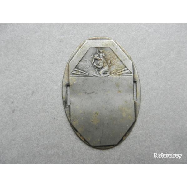 ancienne plaque de vlo vintage St. Christophe