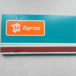 pochette d'allumettes vintage 54 Express