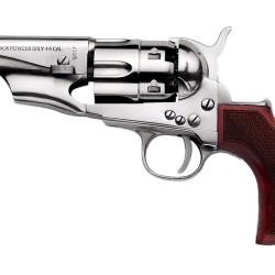 Revolver à Poudre Noire Pietta 1862 Pocket Police Acier Old Silver Calibre 44