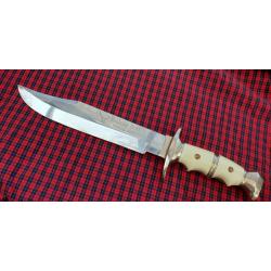 Ancien Couteau Falcon + Etui 35 cm