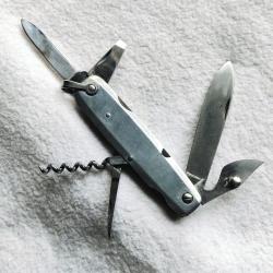 Ancien couteau pliant canif rare Louis André MOF Nogent 6 pièces