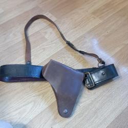 Ensemble d'officier ceinturon et holster