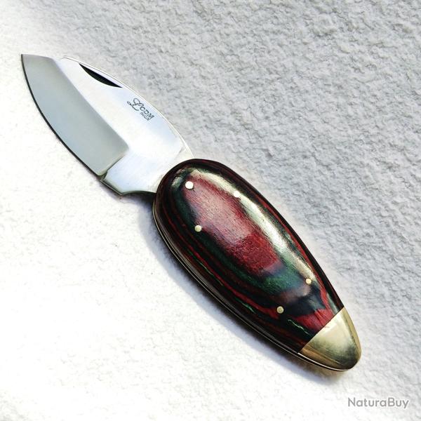 Couteau forme de goutte pour collectionneur L CDM INOX