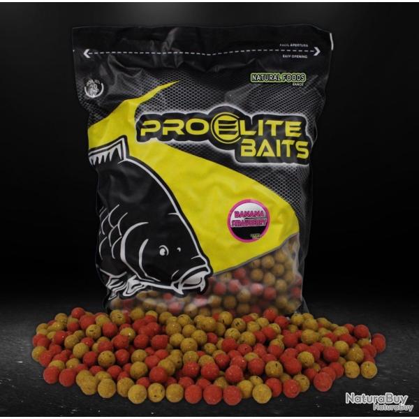 Bouillettes Pro lite baits banana strawberry 24mm 3,5kg