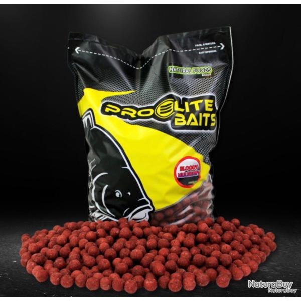 Bouillettes Pro �lite baits bloody mulberry 24mm 3,5kg