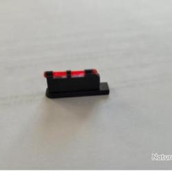 Guidon de visée ,à fibre optique rouge,MC52F LPA ,hauteur 7 mm.