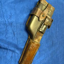 ÉTUI CROSSE ET  CUIRS  DE PISTOLET  MAUSER C 96   1916 WW 1
