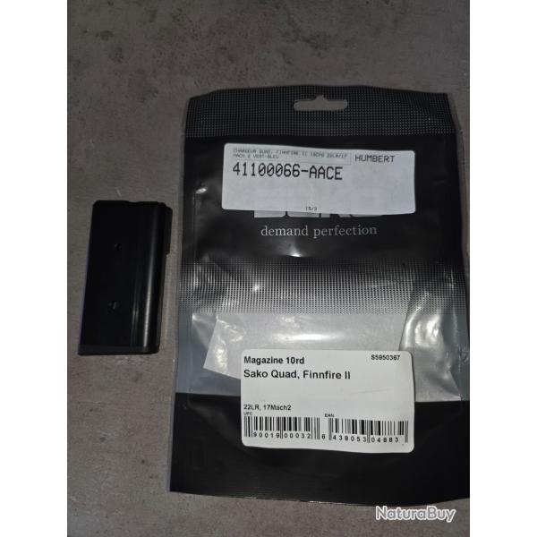 Chargeur 10 coups sako quad finnfire 2 pour 22 lr