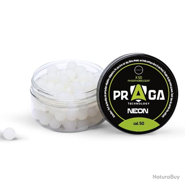 50 Billes phosphorescentes vertes cal .50 | Praga technology (0000 3857)