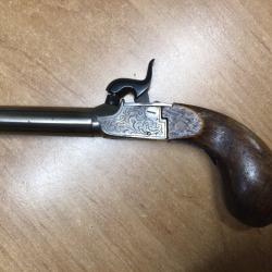 PISTOLET DERRINGER Liegi Daride Pedersoli cal 44 poudre noire