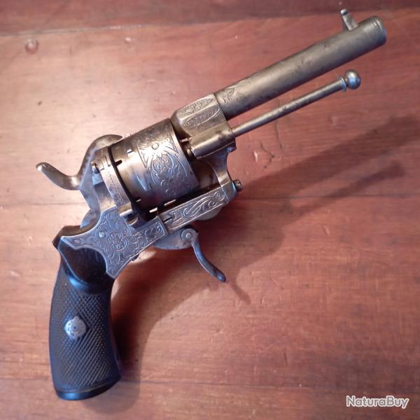 Exceptionnel revolver de luxe  broche en 7mm Gilles Decortis