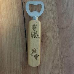 Décapsuler personnalisée motif au choix motif chamois brocard cerf biche renard ect ! Black Friday