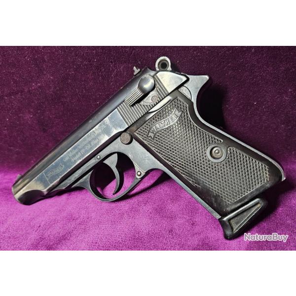 Pistolet WALTHER, Ulm, Mod PP, Calibre 9 court, 1961, Cat�gorie B