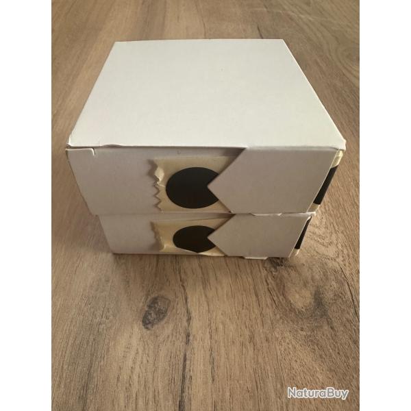 Disques autocollants noir 19mm gommettes lot de 2