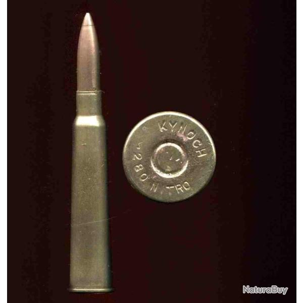 .280 ROSS - marquage : KYNOCH .280 NITRO - balle cuivre en deux parties