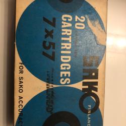 Balle 7X 57 sako 155 grains