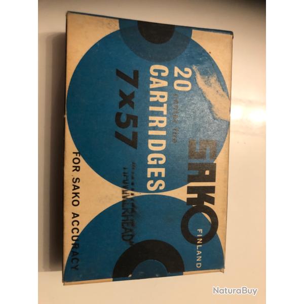 Balle 7X 57 sako 155 grains