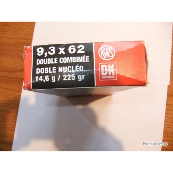 RWS DK 9.3x62 225 grs