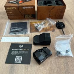 SWAMPFOX LIBERTY Green dot 3 moa POINT VERT