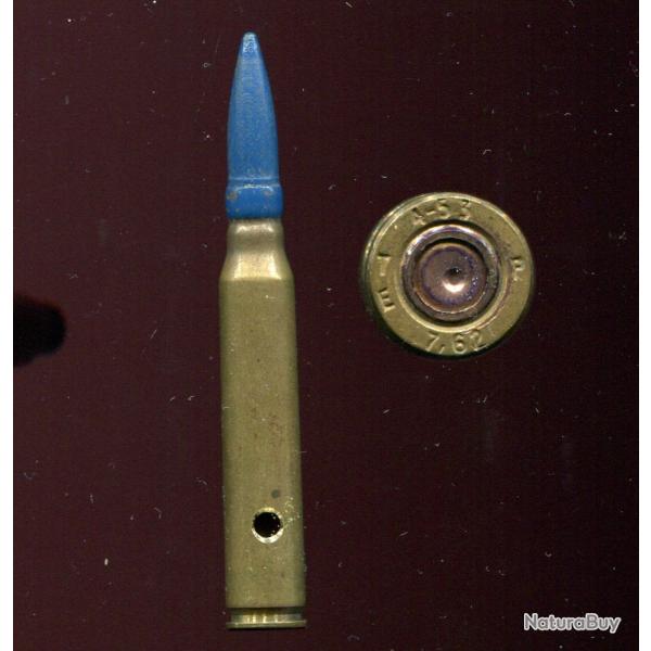 .30-06 France -  blanc balle bois bleu - tui laiton -  Cartoucherie de Toulouse 1953