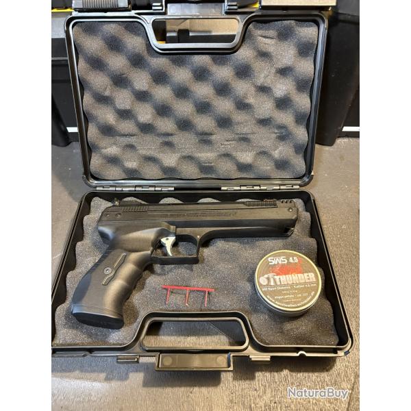 Pistolet Weihrauch HW40 4,5 mm avec aceesoires