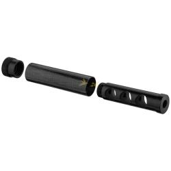 Modérateur de son cal.22LR/MAG et 17HMR en carbone adamantium micro 114 diamètre 27 filetage 1/2x20